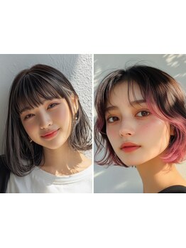 ブリーチでも潤う水素ケアカラー×髪質改善で続くツヤと透明感を[子安/白髪染め/白髪ぼかし/men's/学割U24]