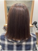 切りっぱなしボブ