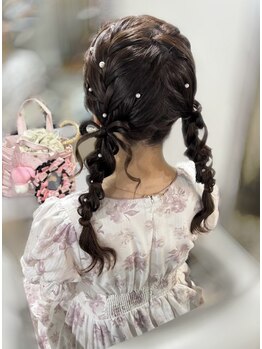 《土日祝は早朝8時～◎※10時迄早朝料金別途》プロの技を低価格で♪友人とのご来店も歓迎[新宿/ヘアセット]