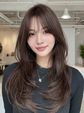 池袋駅/ブリーチ/ダブルカラー/縮毛矯正/レイヤーカット/韓国