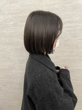 ネウィ 大分中央町店(newi) まとまり重視の髪質改善グレージュボブ