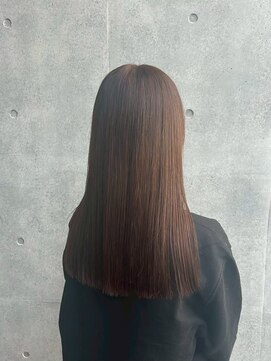 キャパ(CAPA) ブリーチなし透明感ブラウンストレート(茅ヶ崎/20代/韓国ヘア)