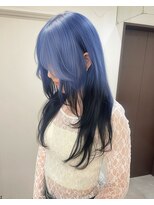 ヴィア 京都烏丸(Via)&nbsp;10代20代／ブルー／デザインカラー／ルーツカラー／ハイトーン