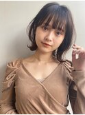 外はねボブスタイル