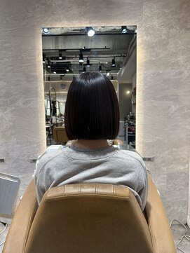 ロンド ルージュ 銀座店(Lond rouge) 首が綺麗に見えるなるボブ