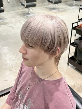 ラック 表参道(LUCK) メンズブリーチ/メンスハイトーン/ミルクティーブロンド