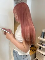 ノラ ウメダ(NORA UMEDA)&nbsp;【chiaki】pinkbeigerootsハイトーンケアブリーチピンクベージュ