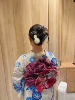 ソルビア ヘアセット(solvia)&nbsp;浴衣シニヨンアレンジ