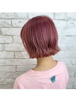 プライズ アイリス 池袋東口店(prize Iris)&nbsp;ピンクパープルカラー/切りっぱなしボブ　池袋　東口　HARUKA