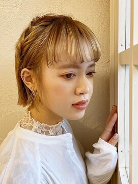 ナツヤ(NATSUYA) サイドハーフアップ風アレンジ