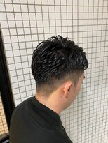 エヌドットバーバー ヒロオ(N.BARBER HIROO) 七三メンズ×アイロンパーマ<広尾><恵比寿><理容室><濡れパン>