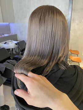 エリマ 調布(elima) ラベンダーベージュ/ブリーチ/ダブルカラー/ベージュカラー/調布