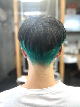 ワンダーヘアーグルーミング(WANDER Hair grooming) ツートーングリーン【WANDER 三軒茶屋】