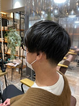 ネウィ グランデ 横浜(newi grande) 爽やかツーブロック刈り上げ束感アップバング