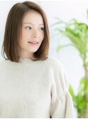 センター北/髪質改善/うる艶髪×ショコラピンクでワンレンボブa