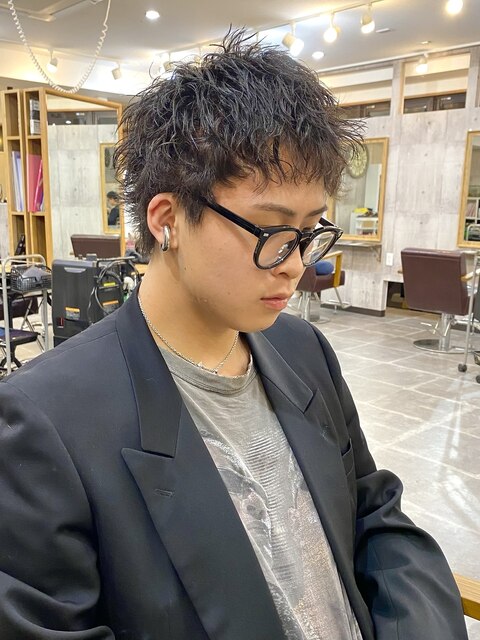 【amule hair】短髪パーマ　ショートスパイラル/20代/30代/40代