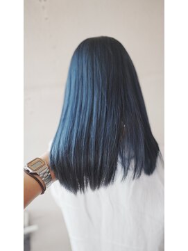 ボアップ 京橋店(boappu) #ブルーカラー#ブリーチ#ケアブリーチ