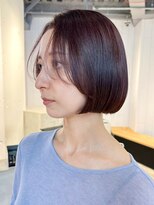 アイティー バイ アルバム 中野店(IT by ALBUM) ナチュラルボブ_マチルダボブピンクベージュ_ba465841