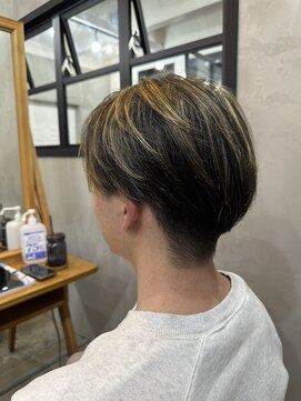 ヘアーサロン ヴィアルス 松原店(hair salon VIARS) センターパートメッシュ