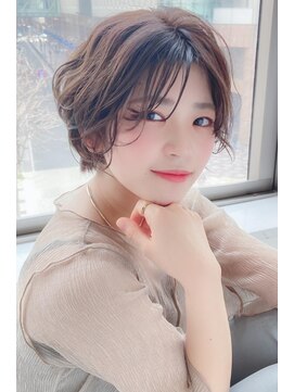 ヘアーズ ベリー 古川橋店(hairs BERRY) BERRYレイヤーパーマプードルパーマイメチェンアッシュボブ