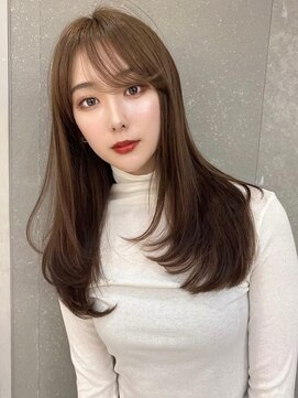 マシェリー バイ ロンド 金山(Ma cherie by Lond) 前髪顔周りレイヤーカット×エアリーロング×美髪髪質改善