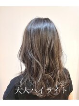 シェリル ヘアデザイン(Cheryl hair design) ラベンダーグレージュ×大人ハイライト