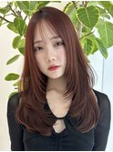 レイヤーカットハイライトショートヘアイルミナカラーオージュア