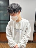 【パーマスタイル】動きのあるマッシュパーマスタイル