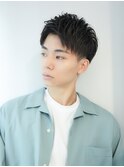 メンズソフトツイストショートバング☆横浜