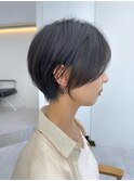 黒髪カタログ/ボブルフ/小顔に見せるヘア/ワンレン