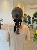 お呼ばれヘアセット
