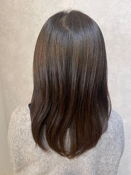 ウィスプ 赤羽店(wisp) うる艶　髪質改善　上品なブラウンミディ＃2