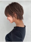【GEEKS渋谷】ナチュラルショートウルフ/20代30代/小顔/春カラー