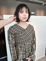 ヘアーエスクールシーユー 枚方T-SITE店(hair S.COEUR×Cu) ゆるふわbob/大阪美容室/枚方美容室