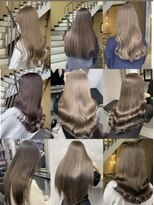 セレーネヘアー オオサカ 心斎橋店(Selene hair OSAKA) ブリーチなしダブルカラー透明感韓国カラー