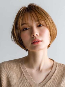 トクテ 吉祥寺(tokute) くびレイヤーエモージュグレージュカラーくびれショート/吉祥寺