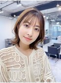 20代/30代/40代/ボブレイヤー/外ハネ/顔周りカット/似合わせ