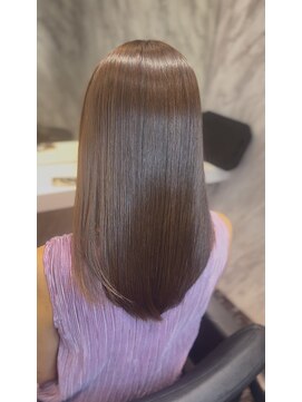 アリアバイエクラート 新宿南口店(ARiA by ECLART) 髪質改善メテオベージュ[髪質改善][縮毛矯正]