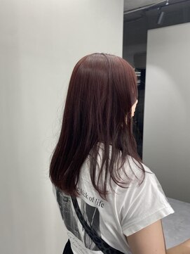 バディ 中野駅前店(BUDDY) チェリーレッド(ルフレカラー+アメイジアトリートメント)
