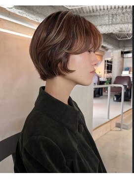 ナヌーク ダイカンヤマ(nanuk daikanyama) 柔らかレイヤーショートパーマ