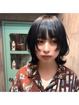 インク 渋谷(INK.) ウルフカット/レイヤーカット/マッシュウルフ/黒髪ウルフ[渋谷]