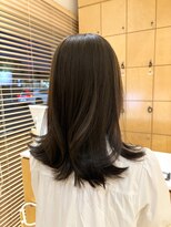 オーガニックエコ 川越(organic+eco)&nbsp;20代30代レイヤーカット/イルミナカラーオリーブ/髪質改善