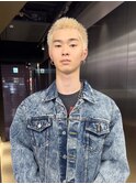 メンズ/スパイキーショート/リバースセンターパート/前髪/栄