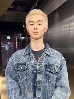 エン 栄店(enne) メンズ/スパイキーショート/リバースセンターパート/前髪/栄