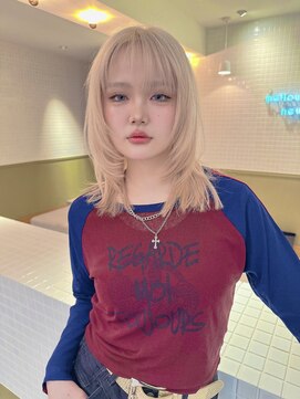 エミィ(emme) 【emme × DAISUKE】レイヤー×ホワイトベージュ