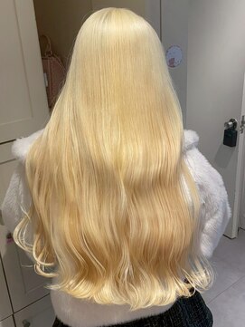 ベレーザ 渋谷(BELEZA) 18054抜きっぱなしブリーチレイヤーホワイトミルクティベージュ