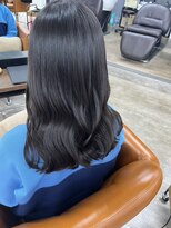 リシャルム 新保店(Re charme)&nbsp;【上品ツヤ】黒髪×コテ巻き仕上げ