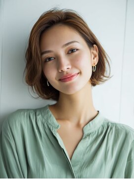 テーラヘアー 五井(TELA HAIR) 丸みレイヤーショートボブ【TELAHAIR五井】