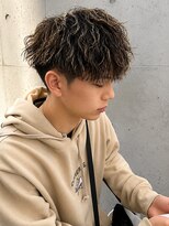 ユイマァルスロウ 岡山(YUIMARLSLOW) 岡山メンズサロン20代30代40代ハイライトメッシュ似合わせパーマ