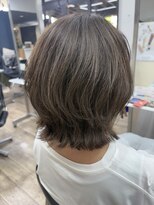 ジーヘアー G-HAIRグループ G-3&nbsp;レイヤーボブ×オリーブベージュ